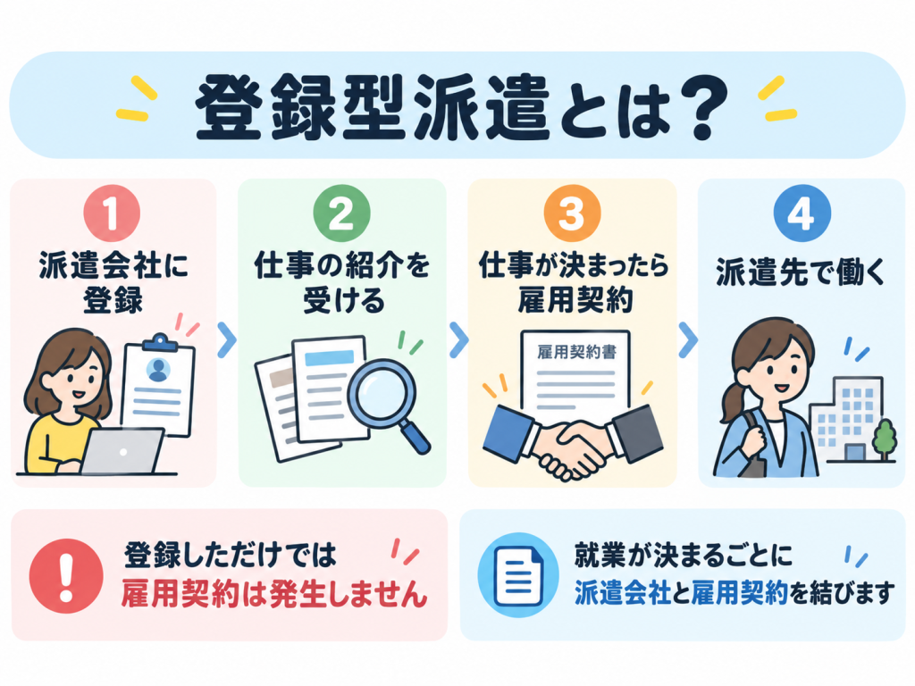 登録型派遣とは