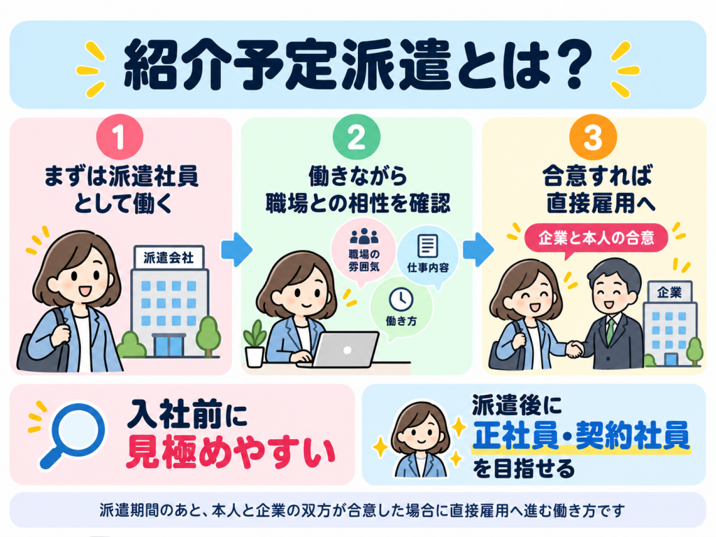 紹介予定派遣とは