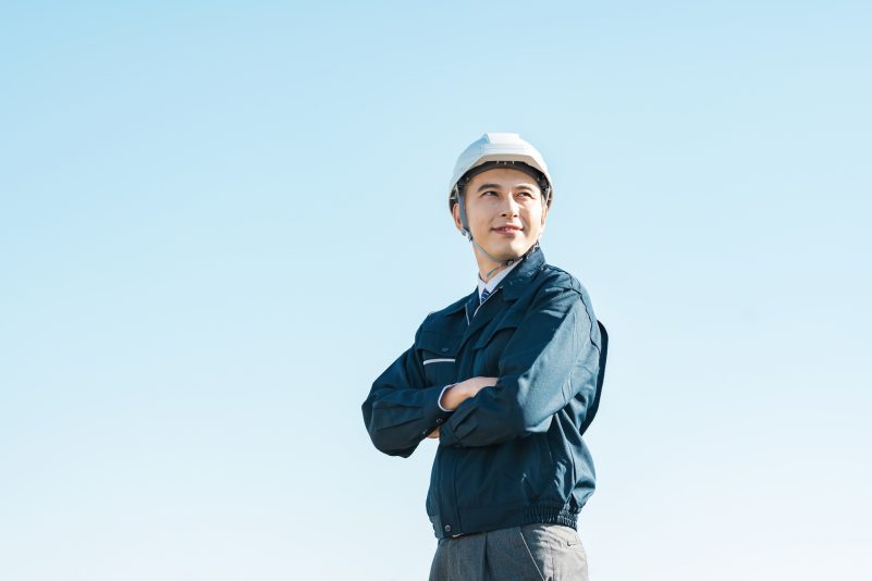 作業着/30代/男性/現場作業員/施工管理